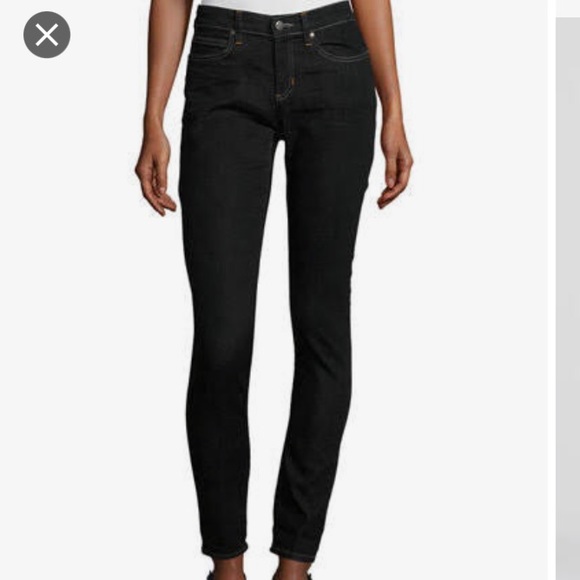 EILEEN FISHER JEANS BLACK SIZE 2 - Picture 7 of 8